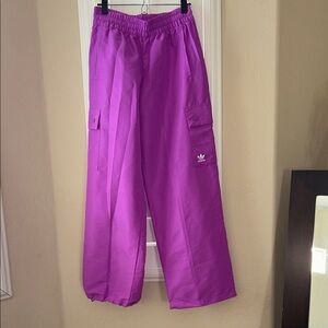 Adidas Vibrant Purple Cargo Trousers